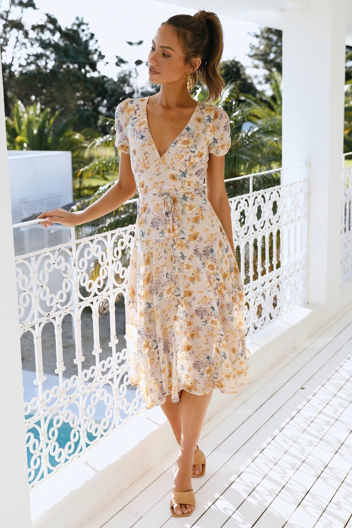 Fashion Individual Casual Printed Dress Women